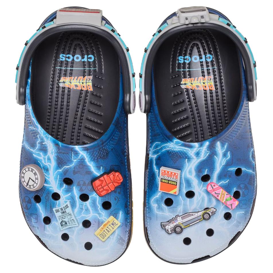 Zpátky do budoucnosti x Crocs Classic Clogs Bleskově modrá Plamen Pánské tenisky Vícebarevné 211503-90H