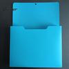 Letter Size File Organizer Holder with Large Magnetic Back, Wall Hanging Plastic Document Project Organizer, A4 Paper Case for Whiteboard Refrigerator