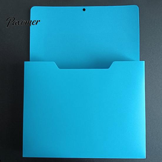 Letter Size File Organizer Holder with Large Magnetic Back, Wall Hanging Plastic Document Project Organizer, A4 Paper Case for Whiteboard Refrigerator