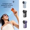 High Speed Handheld Turbo Fan LED Display Small Electric Fan Portable Mini Fan  Outdoor
