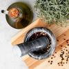 GRANITE KITCHEN MORTAR AND PESTLE 11cm 259128