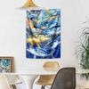 Fish Wall Decor Tapestry Art For Pet Memorial Birthdaywedding Party Backdrop Family Gift