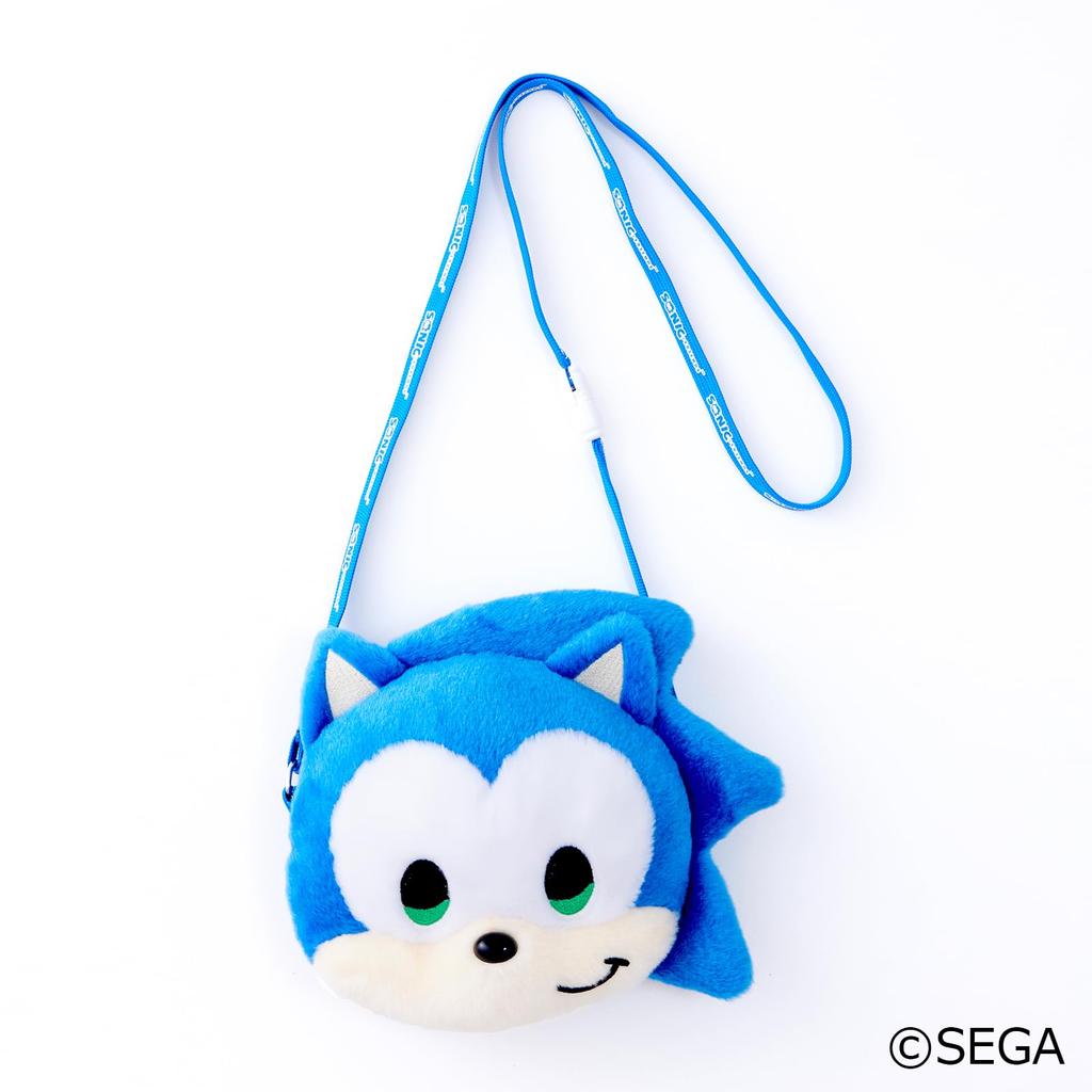 SEGA FAVE SONIC & FRIENDS Face Pochette Sonic