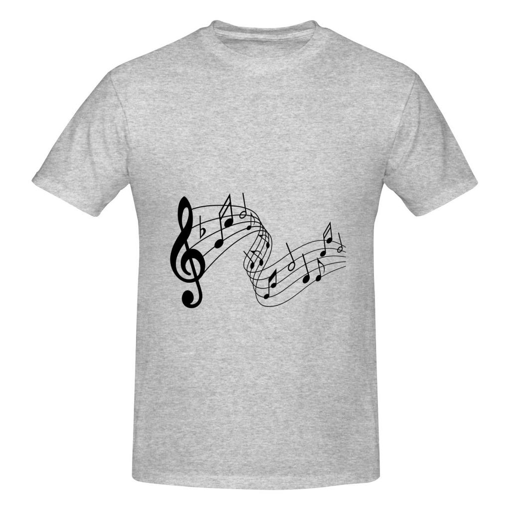 Funny Music Line Unisexs Tshirt Printed Tops Are Loose And Slim Fit Unisexs Tshirts