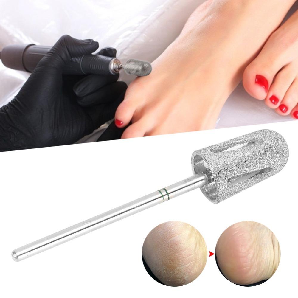 Stainless Steel Foot Nail Drill Bit Round Head Nail Sanding Head Callus Grinding Head  Nail Care