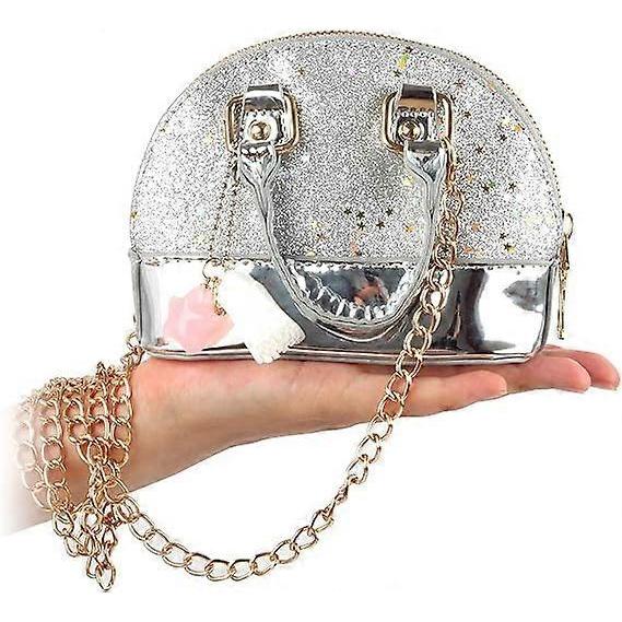 Girls' Mini Sequin Handbag Random Color Pendant Shell Shaped Cros