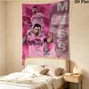 Messi Wall Tapestry Aesthetic Wall Hanging Printed Fabric Blanket Decorative Tapestries For Bedroom Living Room Home Decor