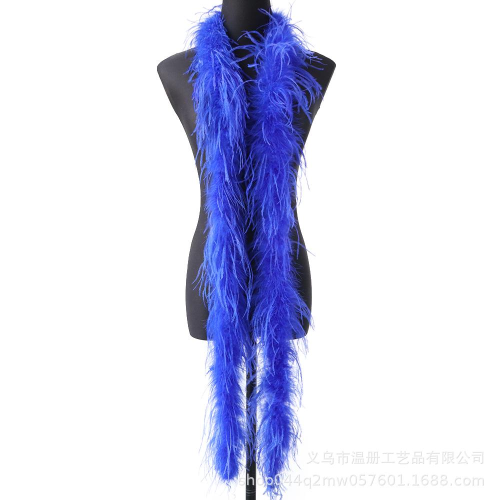 South African Ostrich Hair Top Performance Dress Raw Material Feather Top Diy Hat Scarf Down 2 Meters