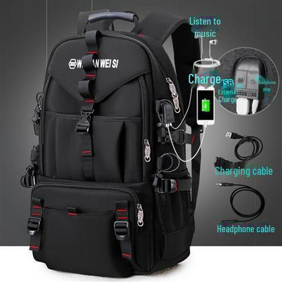 

Мужской водонепроницаемый большой вместительный рюкзак для путешествий и спорта для улицы и школы