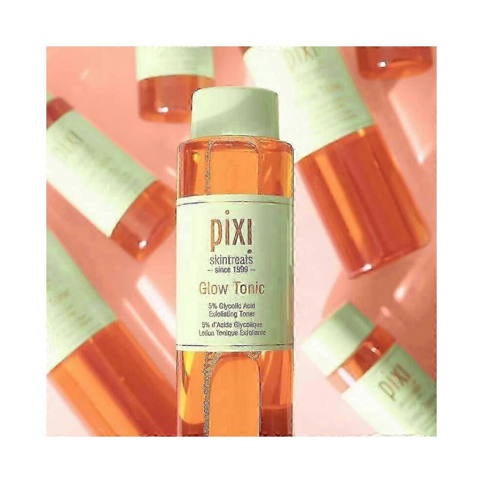 (2pcs)Pixi Glow Tonic 250ml Glycolic Acid Exfoliating Toner with Aloe & Ginseng