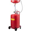 Waste Oil Drain Tank 20 Gallon Portable Oil Drain Air Operated Drainer Oil Change, Oil Drain Container, Fluid Fuel Transfer Drainage Adjustable Funnel
