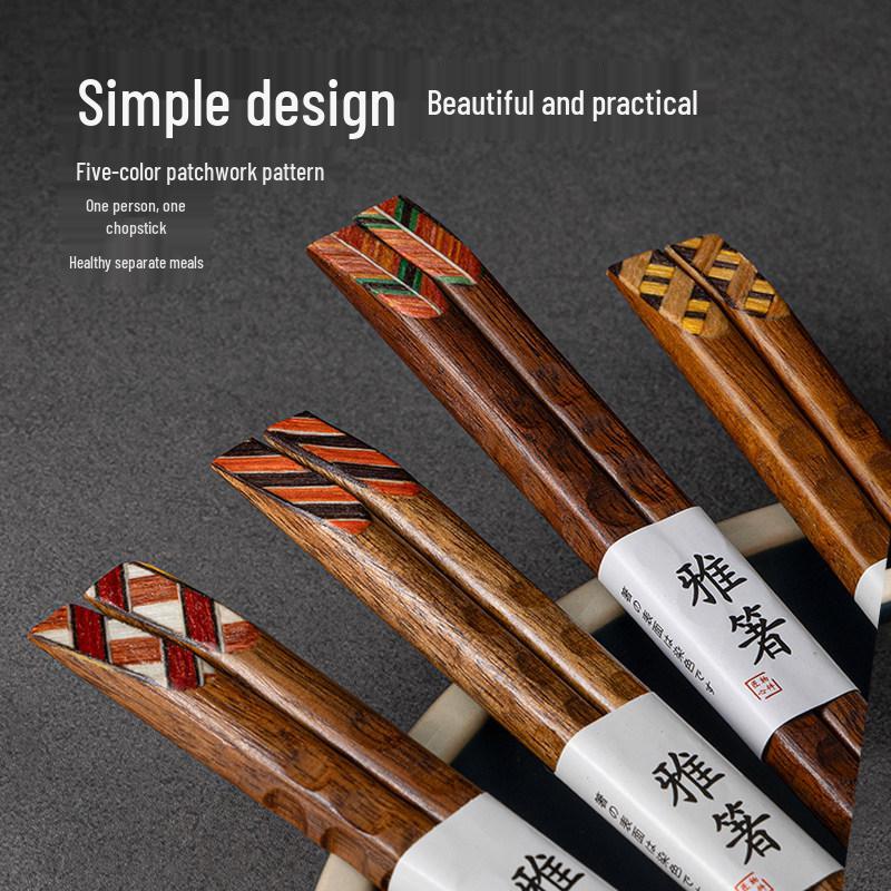 Ironwood Pointed Non-slip Japanese Chopsticks for Home & Gifts