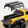 1:24 Tyrannosaure Ram 1500 Rex Pick-up Voiture Tout-Terrain Modèle Réduit Alliage Moulé Sous Pression Son Lumière Tirer en Arrière Amortissement Éducatif