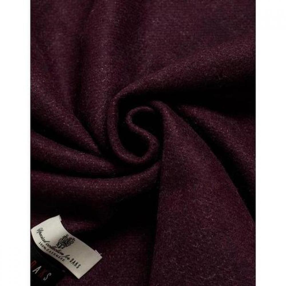 Daks Women Cashmere Check Shawl Scarf Burgundy Dbmu1f731