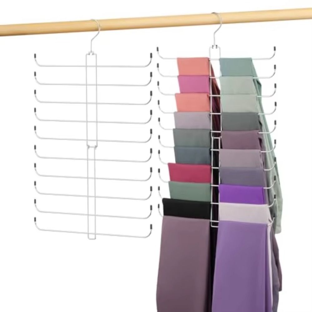 Space Saving Hijab Holder Foldable Legging Hanger Storage Tools Scarf Organizer Closet Storage