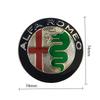 74MM Samochód Przedni Tylny Emblemat Bagaznika Naklejka Wymiana Akcesoriów dla Logo Alfa Romeo Giulia 159 147 156 Stelvio Giulietta Mito