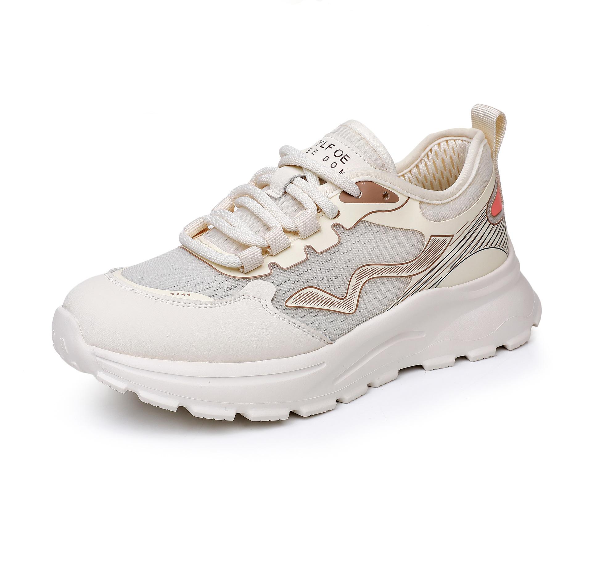 

Празднуйте Новая Весна Лето Попс Спортивная Обувь Толстая Подошва Дышащая Повседневная Женские Кроссовки Корейская Обувь на Каблуке Платформа Стильная 35