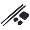 Air Drum Sticks Kit Multifunctional 3D Motion Sensor 8 Sounds RGB Portable Electronic Drum Set with Foot Pedal