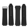 For HUBLOT BIG BANG Classic Fusion Series 25*19mm or 25*17mm Waterproof Men's Silicone Watch Strap Black Watch Accessories Band
