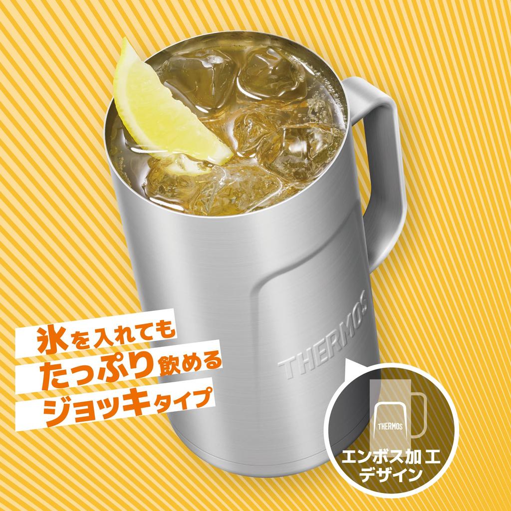 Thermos Vacuum Insulated Mug 1L Stainless Steel 2 S2 Beer Mug Day Gift Men Women Birthday Present JDK-1000 Father's