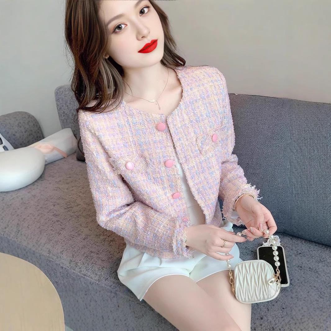 

Шикарная женская приталенная куртка с длинным рукавом в корейском стиле 2024 года для весны и осени XXL