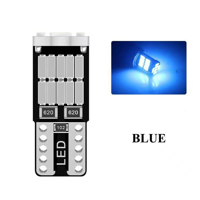 T10 Led Canbus W5W Led Bulbs 168 194 Signal Lamp Dome Reading License Plate Light Car Interior Lights Led T10 Canbus