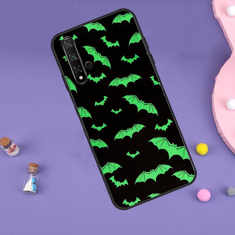 Halloween Vampire Bats For Huawei Nova 10 9 SE 3i 7i 8i 11i 12i Y60 Y61 Y70 Y72 Y73 Y90 Y91 P20 P30 P40 Lite Case