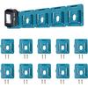 1-11Packs Battery Holder for Makita 18V Battery,Wall Mount Batteries Storage Organizer for BL1811 for Work Van,Shelf,Toolbox