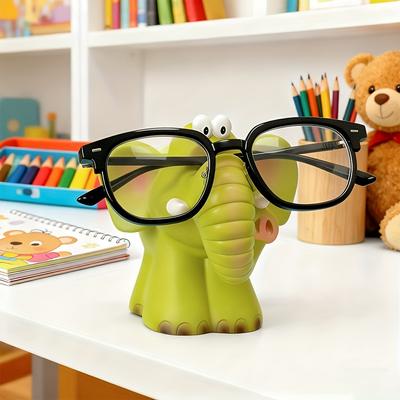 1 Stück Süßer Cartoon Elefant Tier Brillenhalter Ständer, Büro Schreibtisch Dekoration