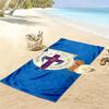 Asciugamano da Spiaggia con Stampa Deportivo de La Coruña, Asciugamano Grande Morbido Asciugatura Rapida per Spiaggia Campeggio Nuoto