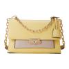 Mk Cece Color Block Chain Commute Crossbody Shoulder Bag Women Bags Goose-Yellow 30T0G0EL2T-733