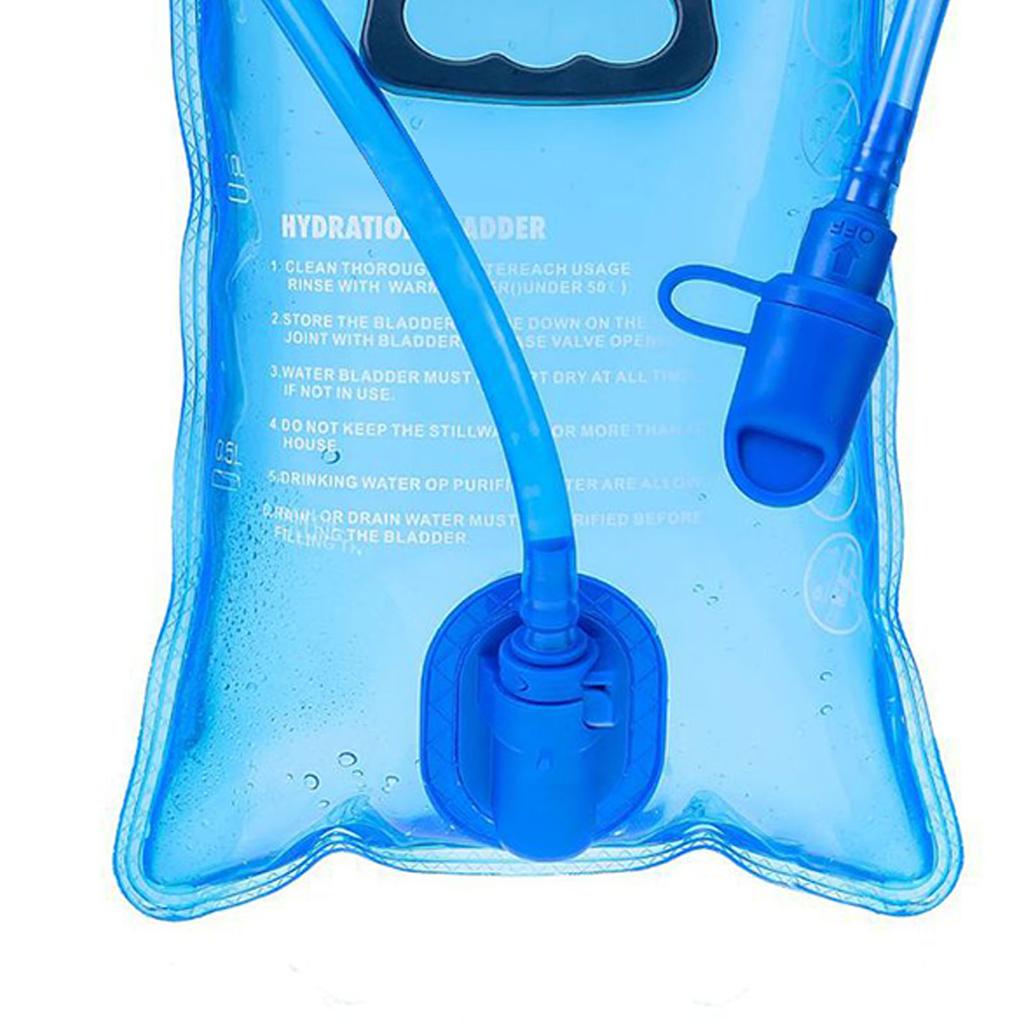 2L Hydration Bladder Foldable Heavy Caliber Leak Proof Water Storage Bladder Bag for Outdoor Hiking Camping Running