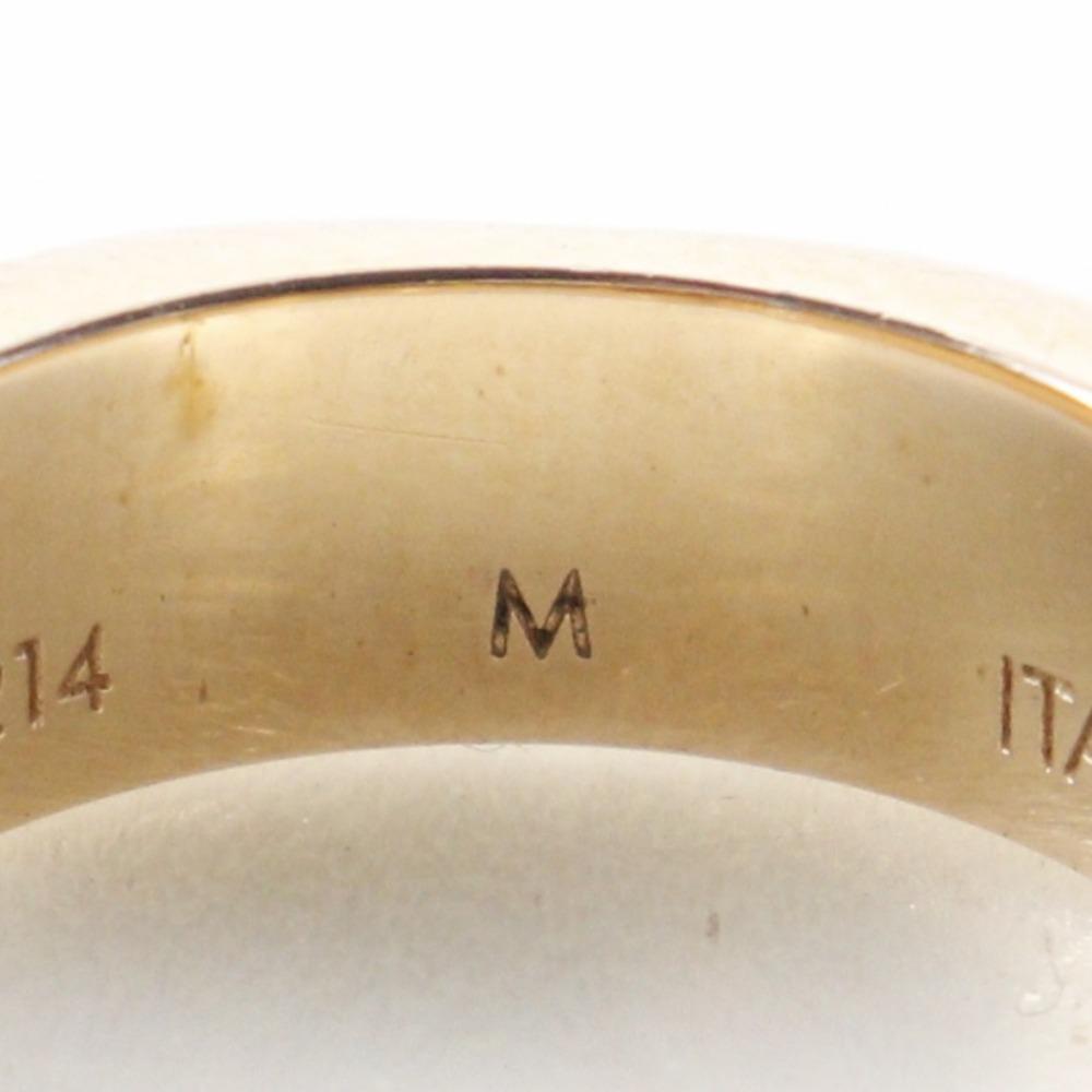 LOUIS VUITTON Berg Nanogram Ring M00214 Pink gold Plated Gold #6.6(US Size) 5.4g Women Used