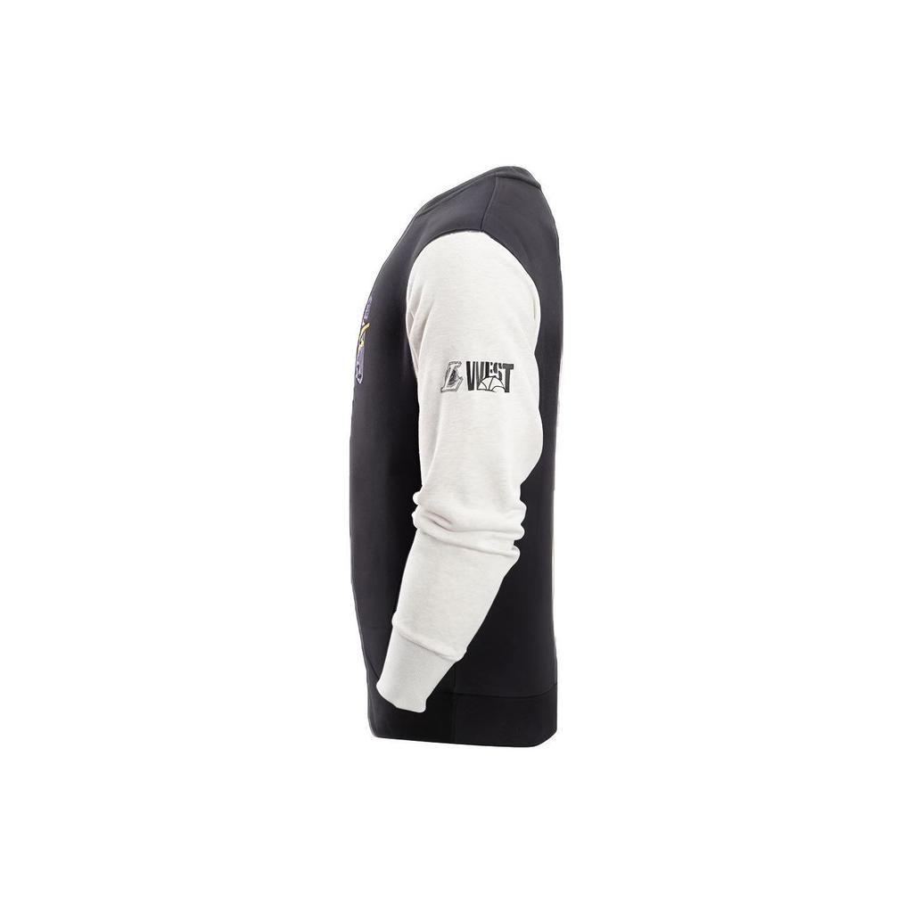 Nike Los Angeles Lakers Letter Logo Print Sport Sweatshirt Men Tops Black DR9334-010