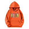 Child Fashion Lightweight Long Sleeve Pullover With Pockets  Print Hoodie