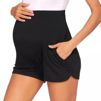 Umstandsshorts in Unifarben - Bequeme Haus- und Sportbekleidung