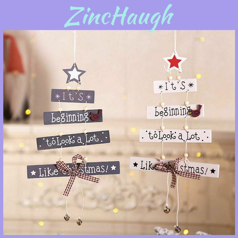 Exquisite Christmas Wooden Pendant Ornament For Elegant Home Party Decor