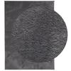 HUARTE Short Pile Rug Soft and Washable Anthracite 120 X 170 Cm