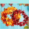 Wunderschöne Herbst-Ahornblatt-Girlande Ideal für Thanksgiving Festliche Dekoration 7,5 m lang