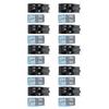 10 Sets 8 Pin Power Relay with Base DC Coil Universal Electrical Equipment Supplies