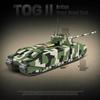 2288pcs Military Assembly Building Blocks MOC British Army TOG II Heavy Armor Dog Tank Model Educational Toy Gift for Boys