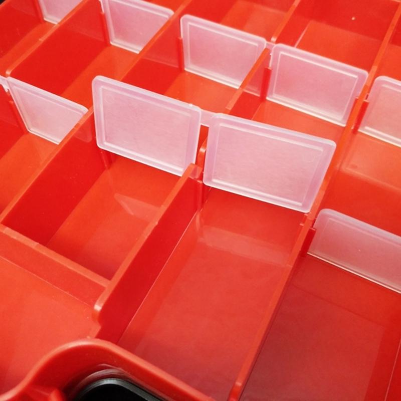 Fishing Lures Case Double Sided Fishing Baits Box with Removable Dividers