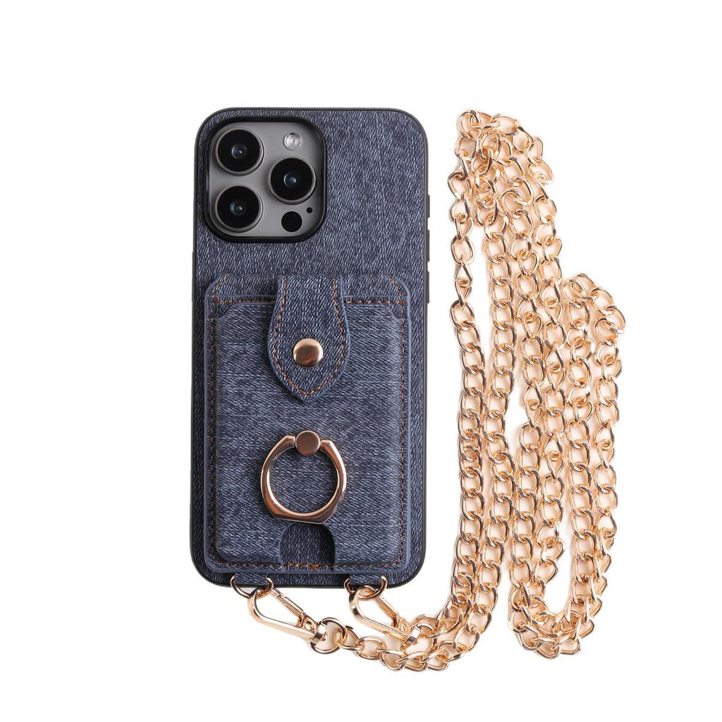 IPhone 17 Pro Hülle mit Umhängeband, Kartenhalter und Brieftasche für Apple 16 Pro Max und 14