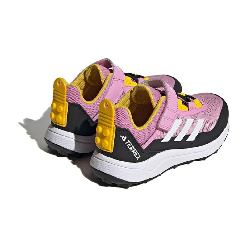 LEGO x Adidas Terrex Agravic Flow Abrasion Resistant Low Top Kids' Running Shoes Black Pink Kids' Sneakers IE4972