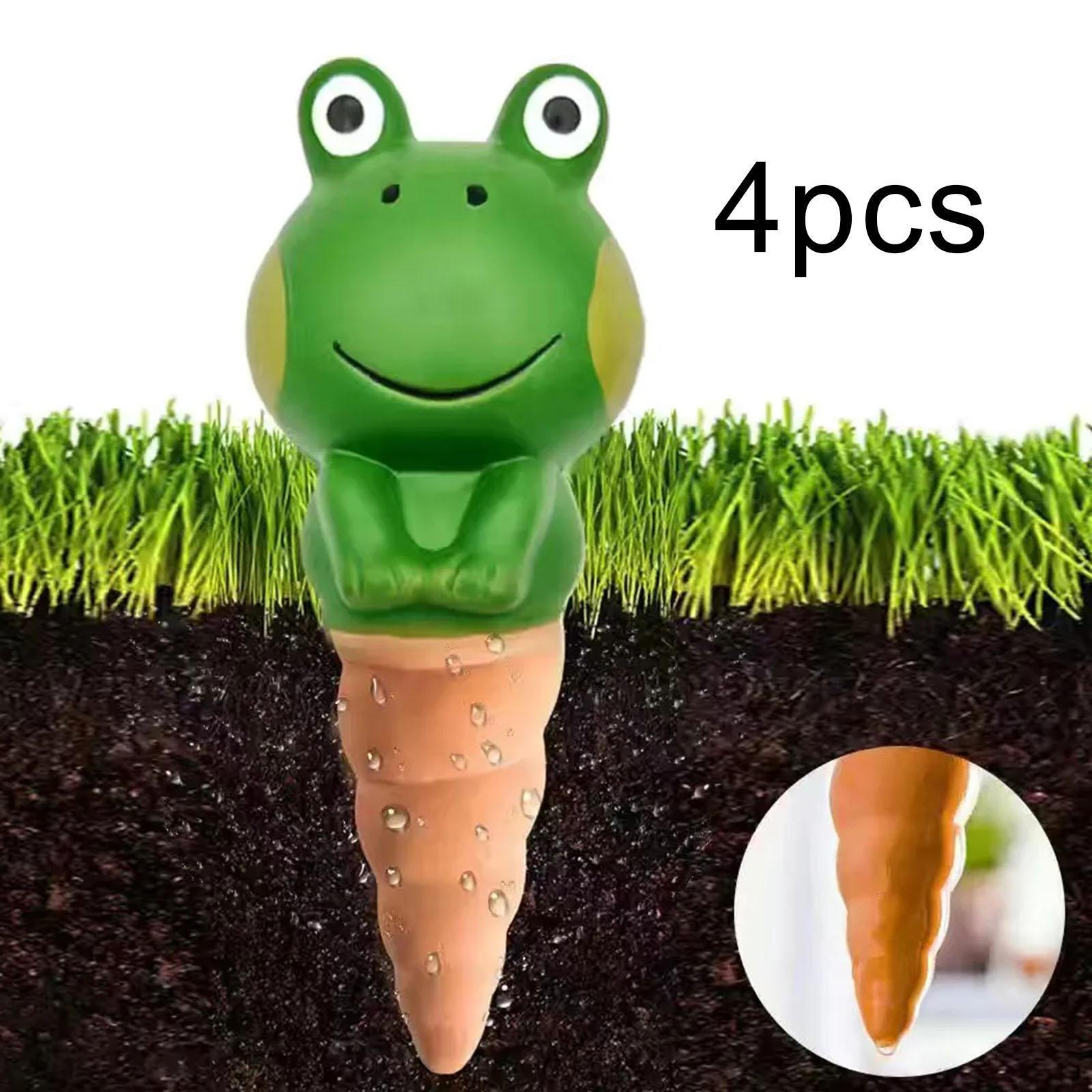 

4 шт. колышек для полива растений в форме лягушки Style B