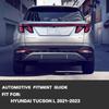High-Quality Tail Light Assemblies for Hyundai Tucson 2021-2023: Left & Right Rear, Anti-Collision