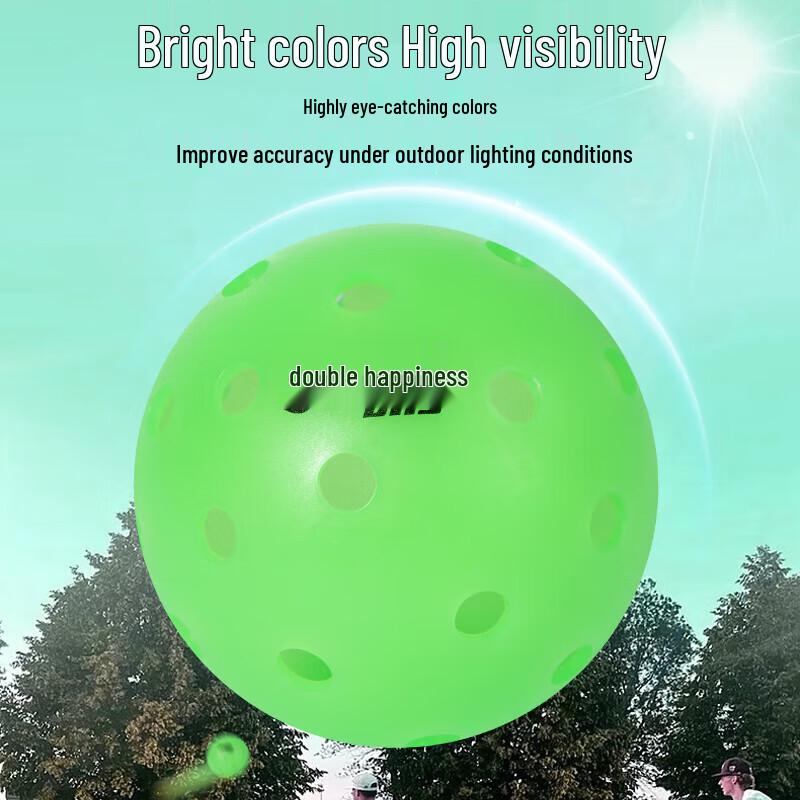 Double Happiness 40-Hole Outdoor Pickleball