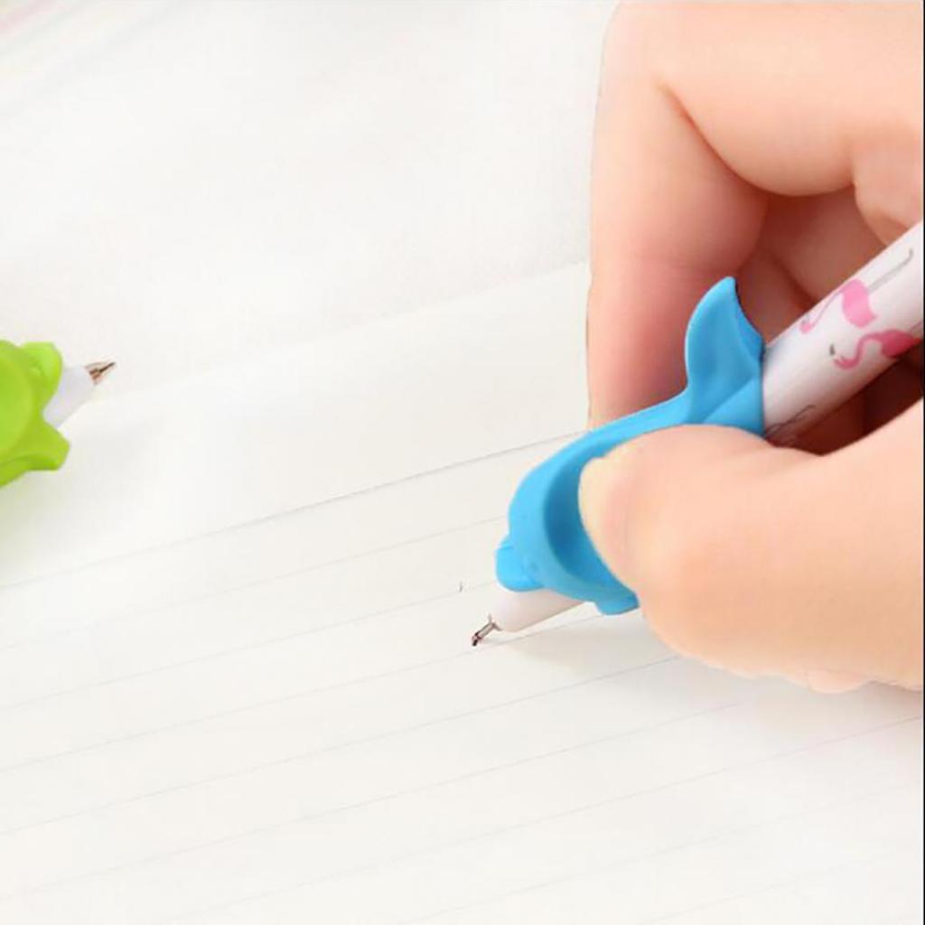 Dolphin Pen Grips Hold Writing Posture Correction Device Kid Student Stationery