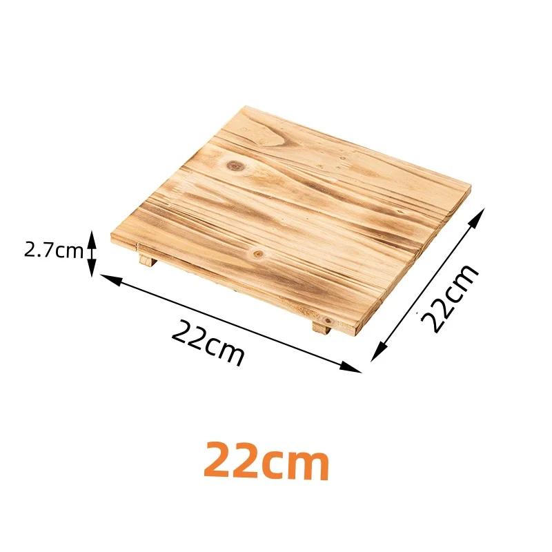 Wood Pot Holder Wooden Trivets Bowl Trivet Hot Stone pot Mat Korean Dolsot Plate Base Placemat Bibimbap Coaster Pan Dish board