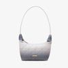 Fresh and Sweet Rainbow Gradual Change Color Armpit Bag Autumn and Winter Versatile Embroidered Women's Bag Small Mobile Phone Bag Shoulder Handbag